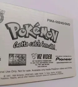 Pokemon Viz Video Pioneer 3D Lenticular Charizard Card PIKA-0024D/DVD - Image 5