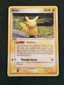 Ditto [Pikachu] English Pokemon Card *EX Delta Species 63/113* - Image 1