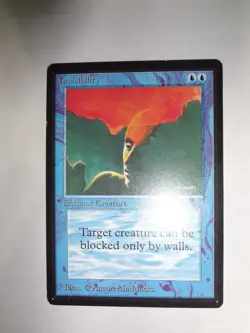MTG MAGIC THE GATHERING CARD ORIGINAL BETA BLUE INVISIBILITY ENCHANTMENT - Image 1