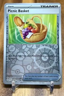 Picinic Basket 184/198 SV1 Scarlet & Violet Base Reverse Holo Pokemon Card NM - Image 1