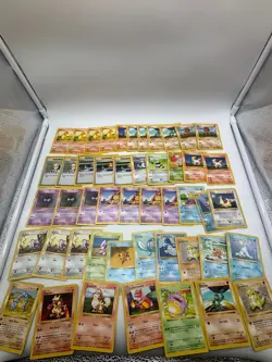 Lot of 130 Pokemon Cards - Base Set - Most LP Some MP - Image 1