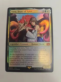 Magic: The Gathering Yuna, Hope of Spira Legendary Creature Card (Foil) - Image 1