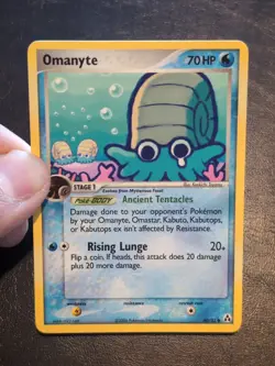 POKEMON TCG COMMON CARD OMANYTE 60/92 EX LEGEND MAKER NM/VLP - Image 3