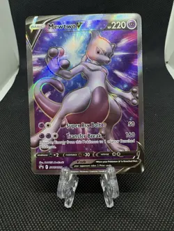 Pokemon Card TCG - Mewtwo V SWSH229 Black Star Promo Sword & Shield Promos NM - Image 1