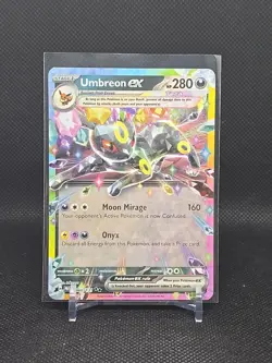 Pokemon TCG Umbreon EX 060/131 Double Rare Holo Card Prismatic Evolutions - Image 1