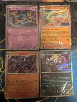 Phantasmal Flames Deck Promo Prerelease All 4 Cards MEP014,015,016,017 Stamped - Image 1