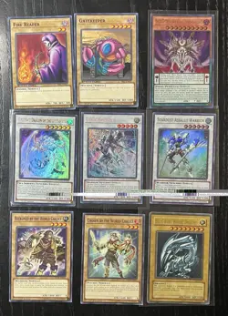 Yu-Gi-Oh! Monster Card Lot (9) - Blue-Eyes White Dragon, Stardust, - Image 1