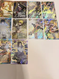Naruto Miracle Battle Carddass Card Super Omegas Rare Lot - Image 3
