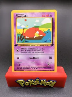 1st Edition Slowpoke 67/82 - Team Rocket - Pokemon Card - Near Mint (NM) - Image 1
