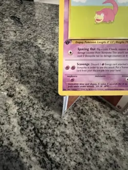 Pokemon TCG Slowpoke 1st Edition Common Card Fossil, 55/62, Regular - Image 5