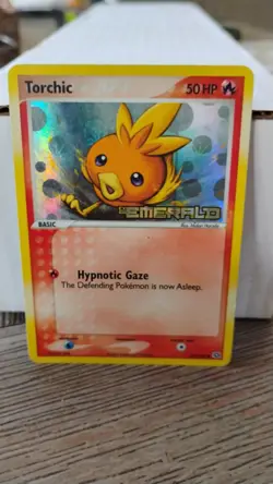 TORCHIC EX Emerald Stamped POKEMON Holo 2005 Trading Card 69/106 TCG - Image 1