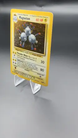 Magneton 9/102 HOLO Rare Unlimited Base Set 1999 WOTC Pokemon Card NM / Mint - Image 3
