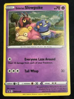 Galarian Slowpoke SWSH126🌀SWIRL🌀Sword & Shield Promo Card Holo FAST SHIPPING!! - Image 1