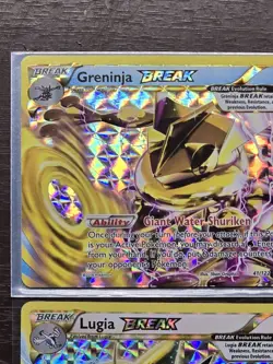 Pokemon Cards Lot (Lugia, Ho-oh, Greninja BREAK XY 2016 3 Cards) Nm - Image 2