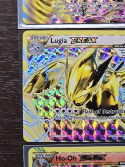 Pokemon Cards Lot (Lugia, Ho-oh, Greninja BREAK XY 2016 3 Cards) Nm - Image 4