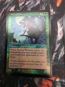 2023 MTG Magic the Gathering 30th Anniversary Promo Foil Retro Eternal Witness - Image 2