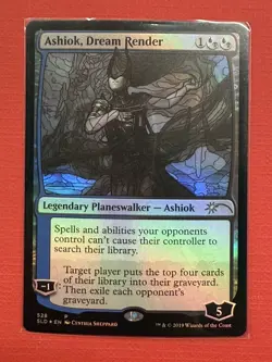 Mtg Secret Lair Bonus - Ashiok, Dream Render - Stained Glass FOIL-NM - Image 1