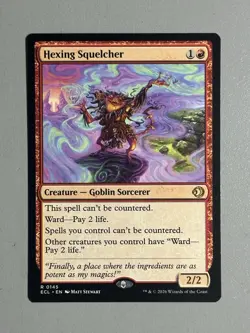 Hexing Squelcher - Lorwyn Eclipsed - MTG ECL 0145 R NM Ward Vexing Magic - Image 1