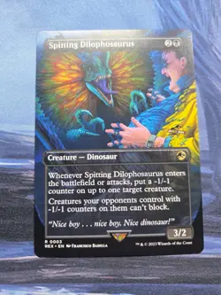 Spitting Dilophosaurus (Borderless) Universes Beyond: Jurassic World - Image 1