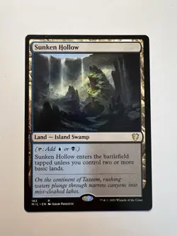Sunken Hollow - MTG Innistrad: Midnight Hunt: Commander - NM - Image 1