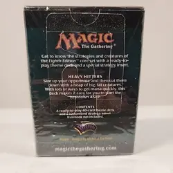 Magic The Gathering 2003 8TH EDITION Heavy Hitters Theme Deck Factory Sealed NOS - Image 2