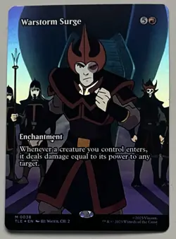 MTG Avatar: TLE Warstorm Surge Enchantment MYTHIC FOIL #0038 - Image 1