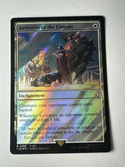 Authority of the Consuls Commander: Final Fantasy Surge Foil Magic The Gathering - Image 1