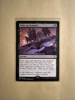 MTG Make an Example NCC 037 R NM Regular - Image 1
