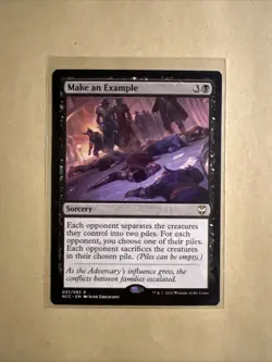 MTG Make an Example NCC 037 R NM Regular - Image 2