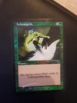 FOIL Lebensquelle, 7th Edition, Rare Premodern Magic Mtg Karten Sammlung - Image 1