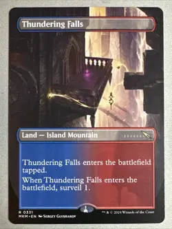 MTG / Thundering Falls / MKM / #331 / Regular (Borderless) / Rare / NM - Image 1