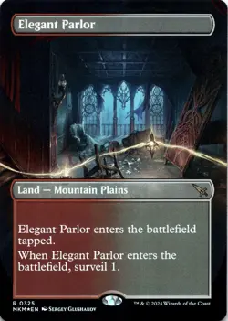 Elegant Parlor FOIL BORDERLESS Murders at Karlov Manor Magic MTG NM - Image 1
