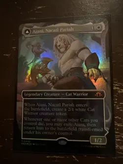 Ajani, Nacatl Pariah (Borderless) Modern Horizons 3 Foil - Image 1