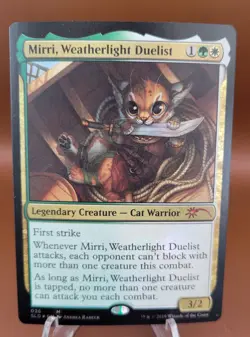 FOIL Mirri, Weatherlight Duelist x1 MTG Secret Lair OMG Kitties Near Mint NM - Image 1