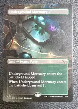 Underground Mortuary (Borderless) Murders at Karlov Manor Regular MTG NM Magic - Image 1