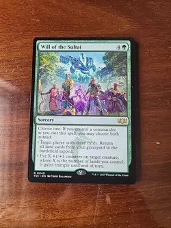 Will of the Sultai 0049 Non Foil Rare Tarkir Dragonstorm Commander MTG NM - Image 1