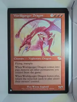 Worldgorger Dragon - R103/143 - Magic The Gathering - Judgment - Image 1