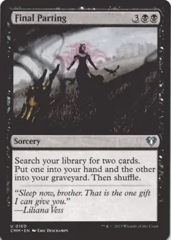 MTG Final Parting Normal NM Commander Masters Magic 160 - Image 1