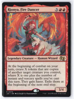 Rionya, Fire Dancer (Anime) R Foundations Jumpstart 75 NM - Image 1