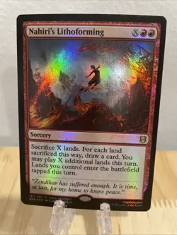 MTG Nahiri's Lithoforming FOIL #151/280 Zendikar Rising Rare ZNR NM/M - Image 1