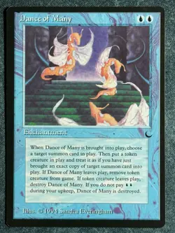 Dance of Many The Dark Magic the Gathering MTG 1994 - Image 1