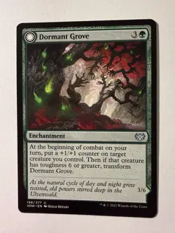 MTG Magic the Gathering Dormant Grove (198/596) Innistrad Crimson Vow NM - Image 1