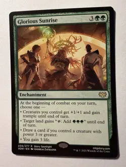 Glorious Sunrise [Innistrad: Crimson Vow] Magic MTG - Image 1
