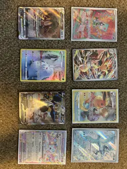 Pokemon TCG 8 Holo/Foil Cards Lot Regigigas VSTAR, Empoleon V, Typhlosion - Image 1