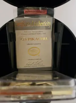 Pokemon Pikachu New In Box. 23k Gold Limited Addition. - Image 3