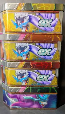 Pokemon Paradox Tins: Raging Bolt/Gouging Fire/Iron Boulder/Iron Leaves - 4 Tins - Image 4
