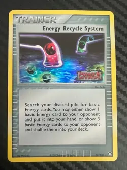 Pokemon TCG Energy Recycle System 73/108 EX Power Keepers Reverse Holo DMG - Image 1