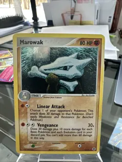 Pokemon FireRed & LeafGreen #7/112 Marowak Holo LP+ - Image 1