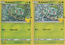 Pokemon Bulbasaur 1/25 Holo 25th Anniversary Mcdonalds Lot of 2 - Image 1