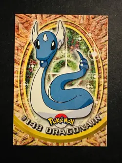 Pokemon Topps Series 3 Blue Logo Non Holo #148 Dragonair - Image 1